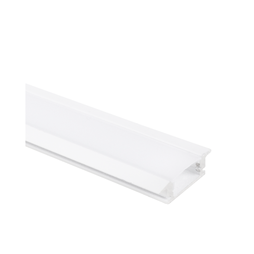 PERFIL ALUMÍNIO BRANCO EMBUTIR 25 X 5 X 2000mm
