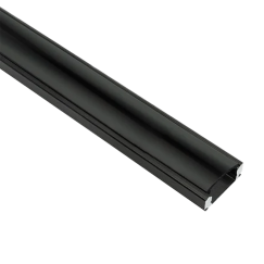 PERFIL ALUMINIO PRETO SALIENTE 17 X 7 X 2000mm S24