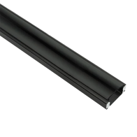 PERFIL ALUMINIO PRETO SALIENTE 17 X 7 X 2000mm S24