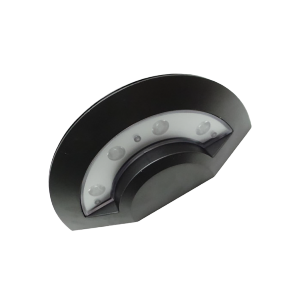 APLIQUE SENI-CIRCULAR 2 PRETO 10W 4200K