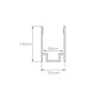 PERFIL ALUMÍNIO PARA NEON FLEX 220V