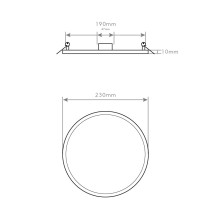 PAINEL LED EMBUTIR 20W 4200K MOLA AJUSTAVEL LUSELAMP