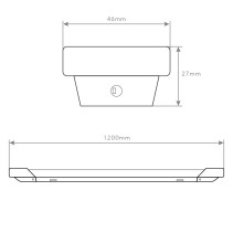 MINI ARMADURA LED 36W 4200K