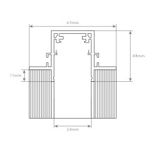 UNIÃO CARRIL CANTO PAREDE/TETO