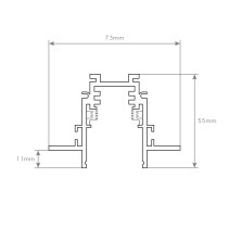 CARRIL EMBUTIR 3000mm