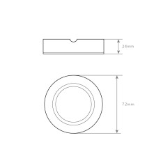 SPOT LED SALIENTE 3W 4200K