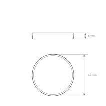 SPOT LED EMBUTIR 1.8W 6400K
