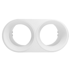 ARO GU10/MR16 SALIENTE DUPLO FIXO BRANCO S24