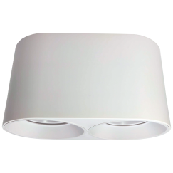 ARO GU10/MR16 SALIENTE DUPLO ORI.BRANCO S24