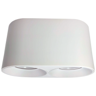 ARO GU10/MR16 SALIENTE DUPLO ORI.BRANCO S24