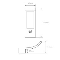 LUMINÁRIA DE JARDIM C/SENSOR 15W PVC 4200K S24