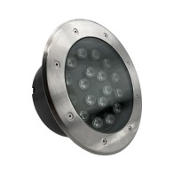 PROJETOR DE CHÃO REDONDO 18X1W 6400K