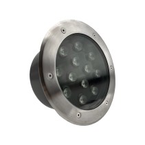 PROJETOR DE CHÃO REDONDO 12X1W 6400K