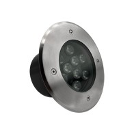 PROJETOR DE CHÃO REDONDO 9X1W 3000K