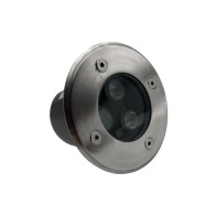 PROJETOR DE CHÃO REDONDO 3X1W 6400K