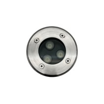 PROJETOR DE CHÃO REDONDO 3X1W 6400K