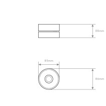 APLIQUE LED ROTATIVO 12W BRANCO 4200K