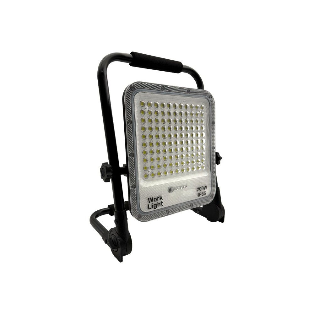 PROJETOR DE BATERIA 200W SMD LED IP65 PVC S24