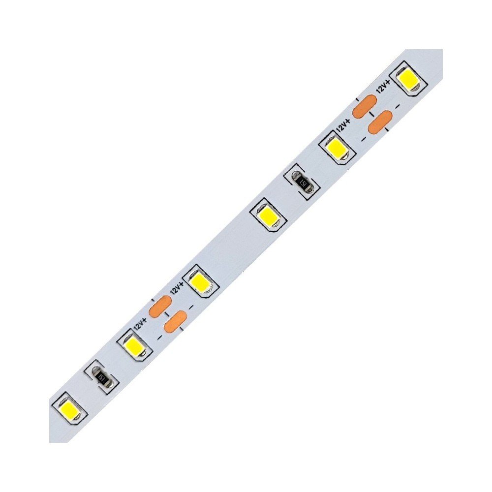 FITA LED 2835 60 LEDS 7.2W 12V IP20 6400K 10m
