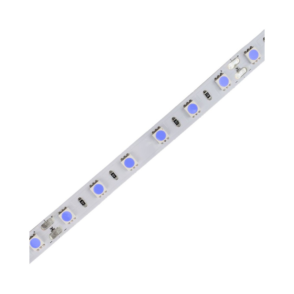 FITA LED 5050 60 LEDS 14.4W 12V IP20 AZUL