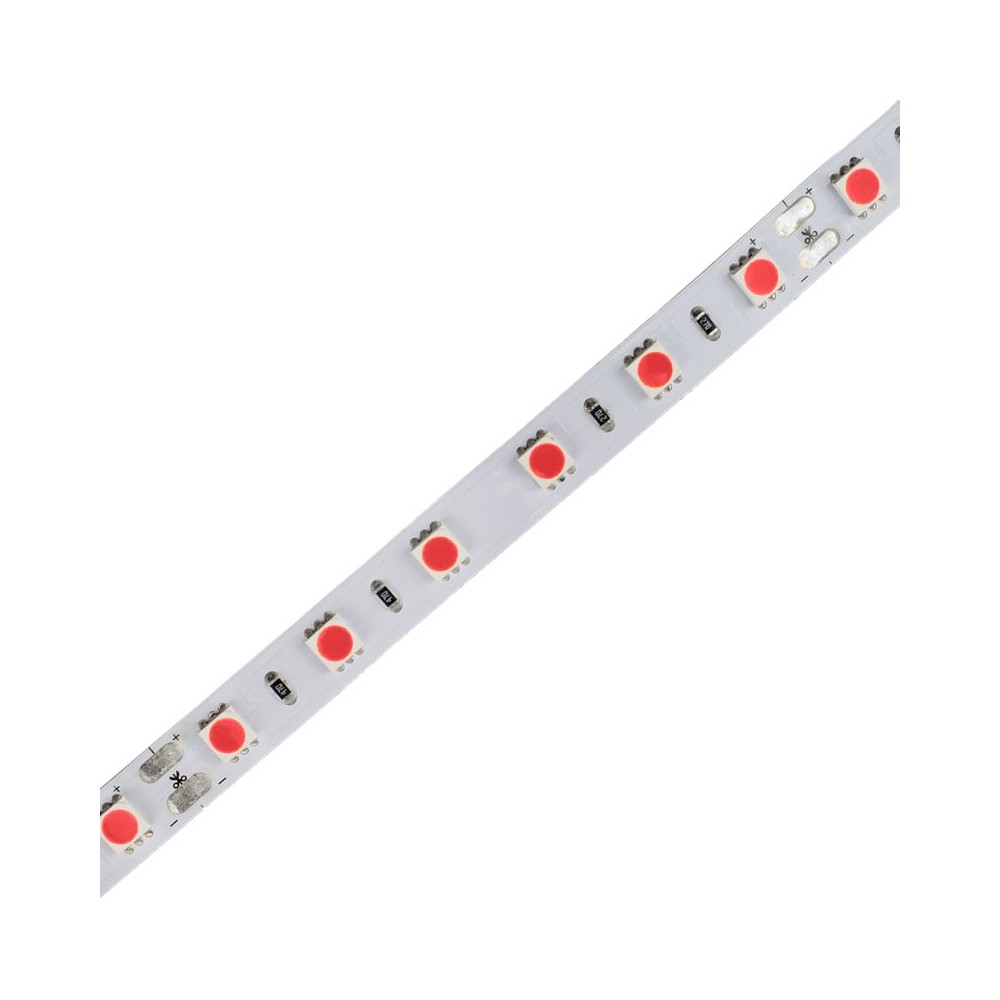 FITA LED 5050 60 LEDS 14.4W 12V IP20 VERMELHO