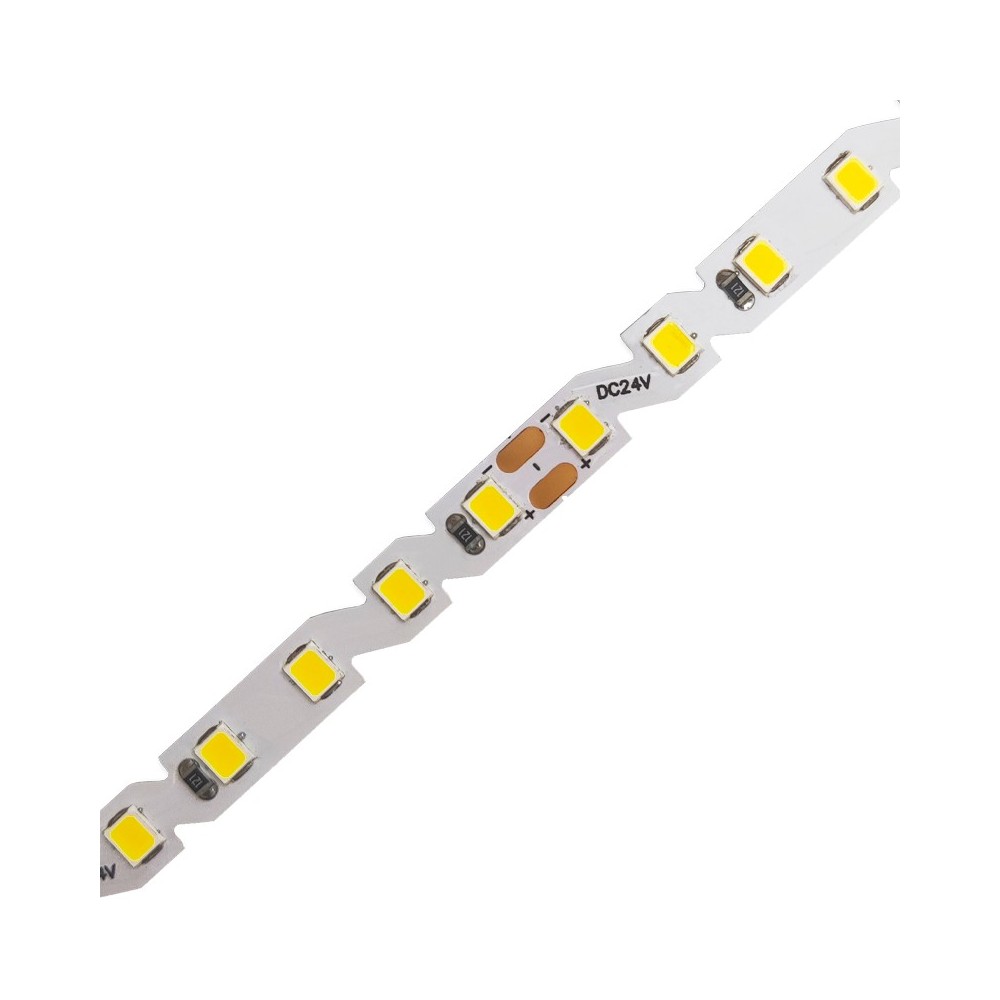 FITA LED 2835 120 LEDS 14.4W 24V IP20 4200K ZIGZAG
