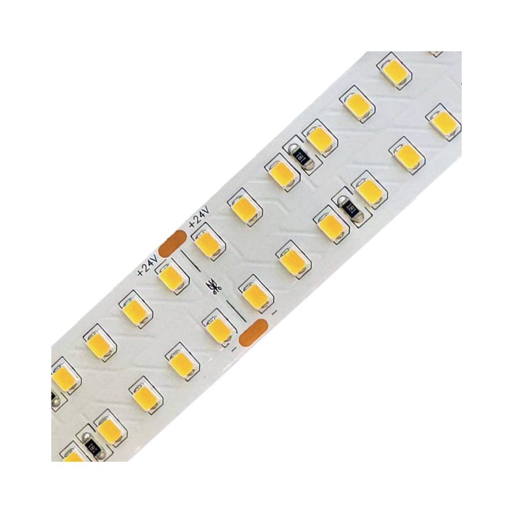 FITA LED 2835 280LEDS 34W 3000K DUPLA S24
