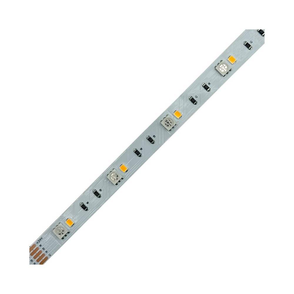 FITA LED 5050 60 LEDS 7.2W 24V IP20 RGB+WW