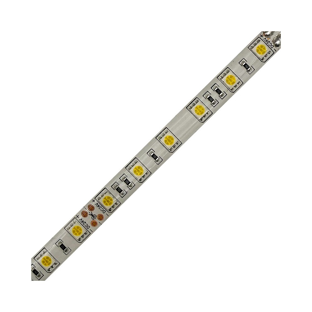 FITA LED 5050 60 LEDS 14.4W 24V IP44 3000K