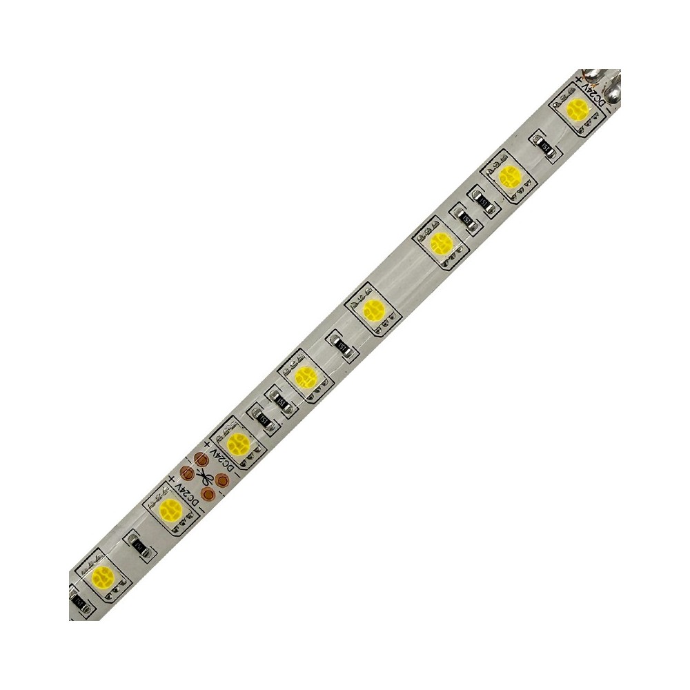 FITA LED 5050 60 LEDS 14.4W 24V IP44 6400K