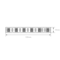 FITA LED 5050 60 LEDS 14.4W 24V IP20 RGB