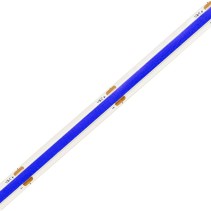 FITA LED COB 320 LEDS 12W 24V IP20 AZUL 10M