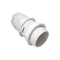 CASQUILHO E14 PVC BRANCO MEIA ROSCA