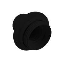 CASQUILHO E27 PVC PRETO ROSCA