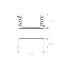 CONTROLADOR RGB+W 24V 10A