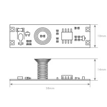 SENSOR DE MOLA PARA FITA LED 12V 3A