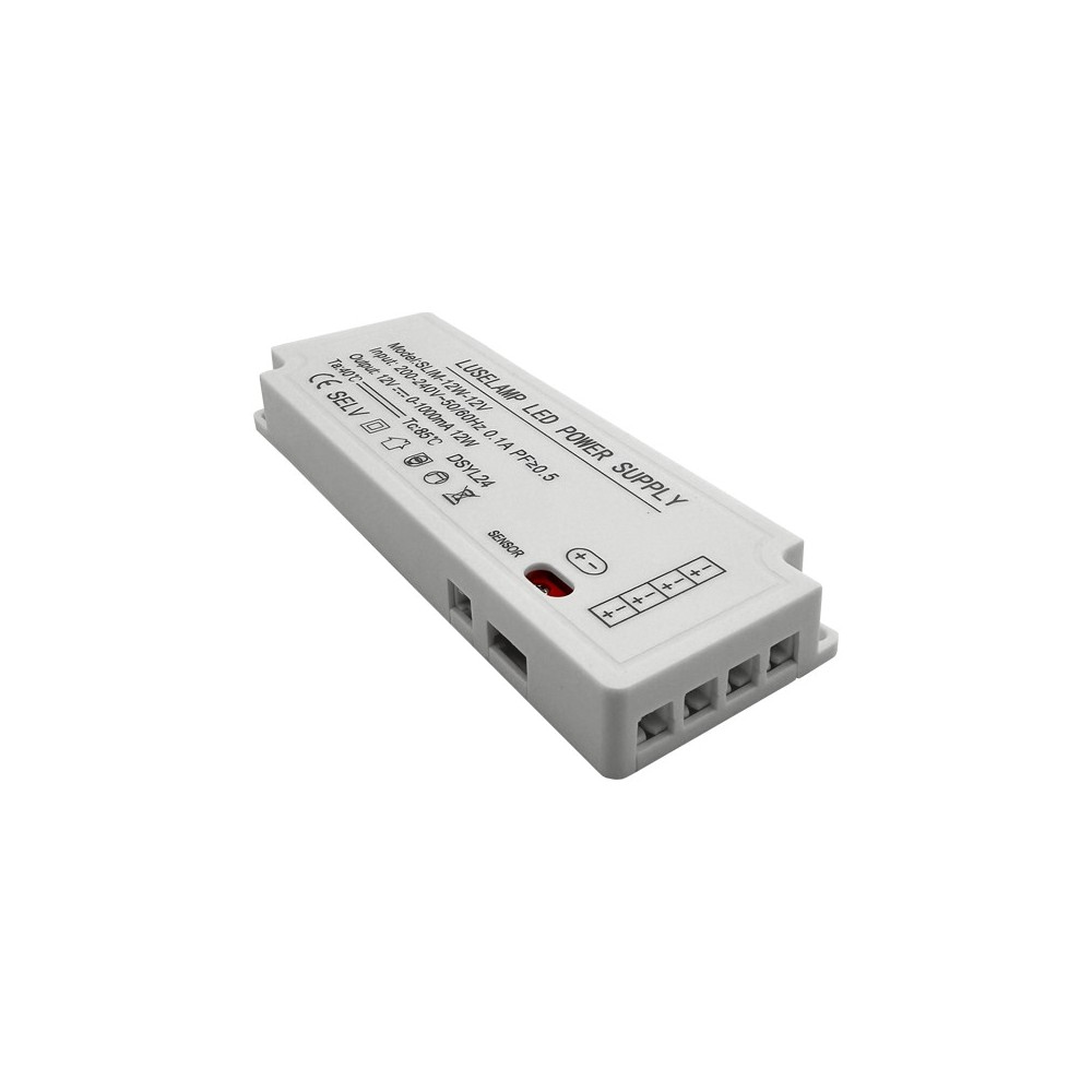 TRANSFORMADOR 12V 12W 1A IP44 PARA MÓVEIS