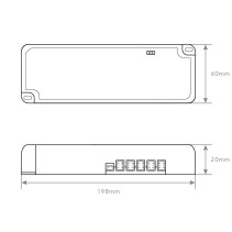 TRANSFORMADOR 12V 100W 8A IP44 PARA MÓVEIS