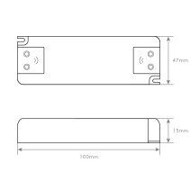 TRANSFORMADOR 12V 12W 1A IP44