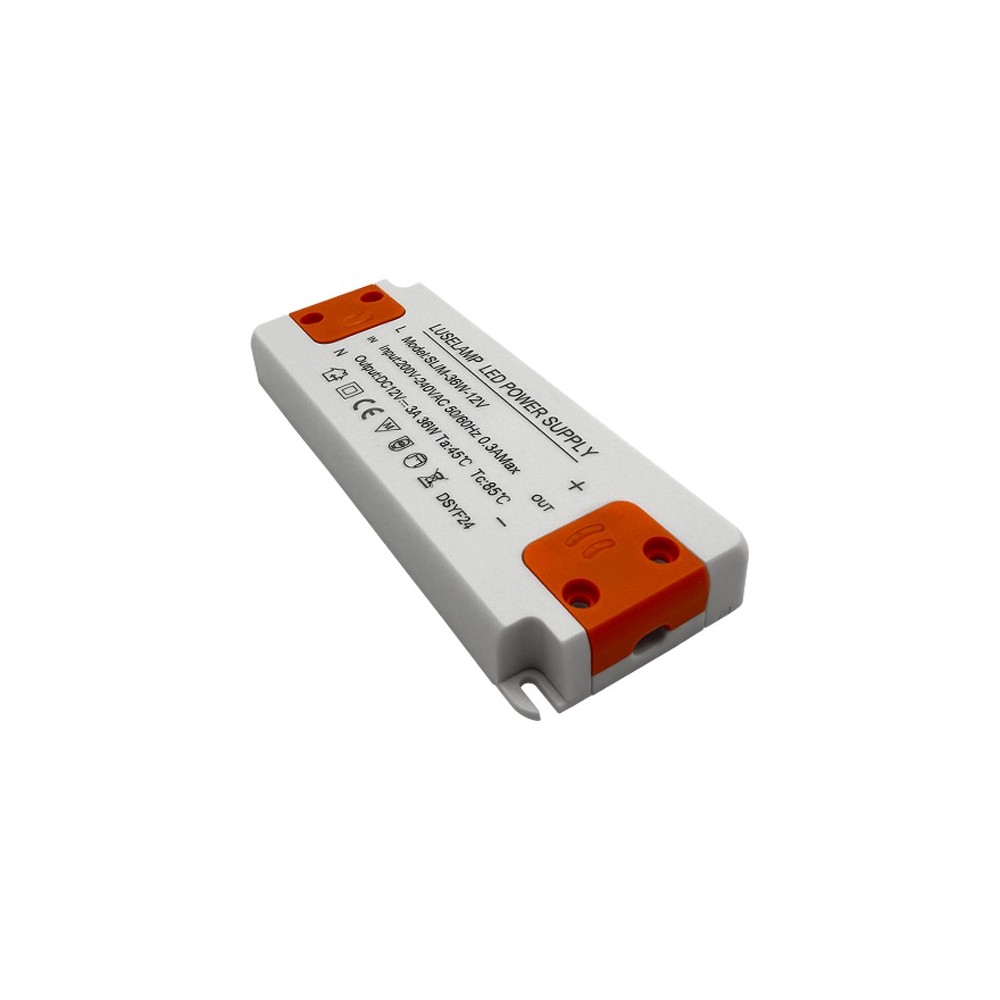 TRANSFORMADOR 12V 36W 3A IP44