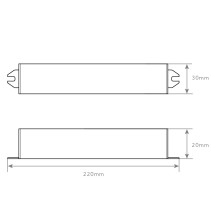 TRANSFORMADOR 12V 36W 3A IP67
