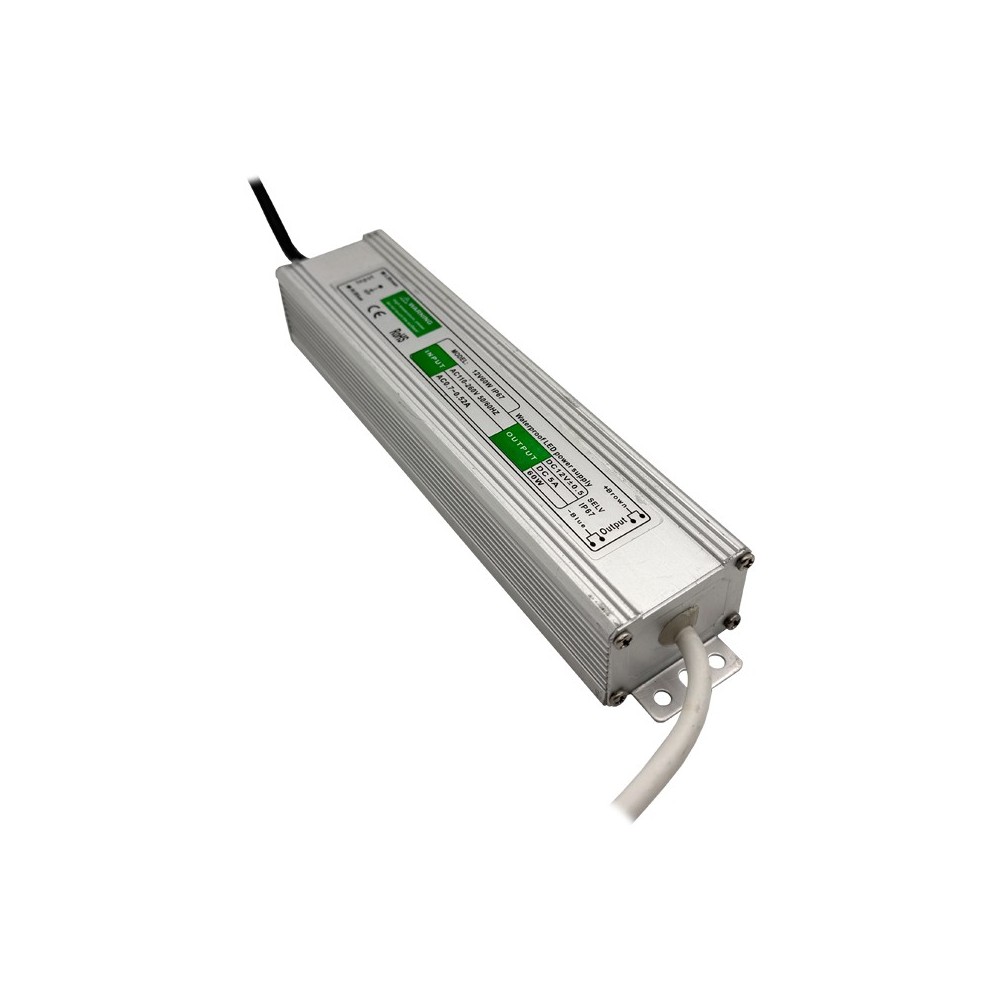 TRANSFORMADOR 12V 60W 5A IP67