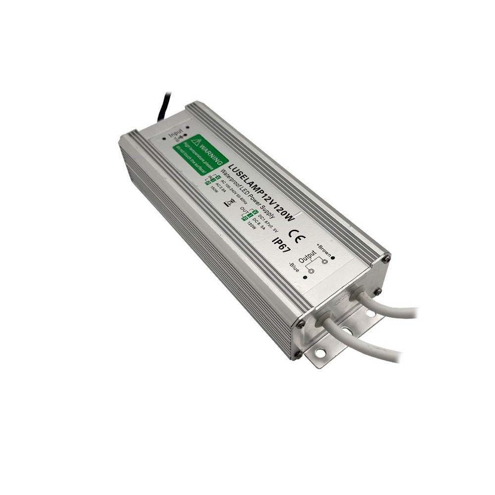 TRANSFORMADOR 12V 120W 8.3A IP67