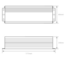 TRANSFORMADOR 24V 60W 2.5A IP67