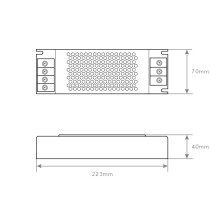 TRANSFORMADOR SLIM PRO 12V 250W 20.8A IP20