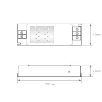 TRANSFORMADOR SLIM PRO 24V 200W 8.3A IP20