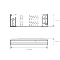 TRANSFORMADOR SLIM PRO 24V 400W 16.7A IP20