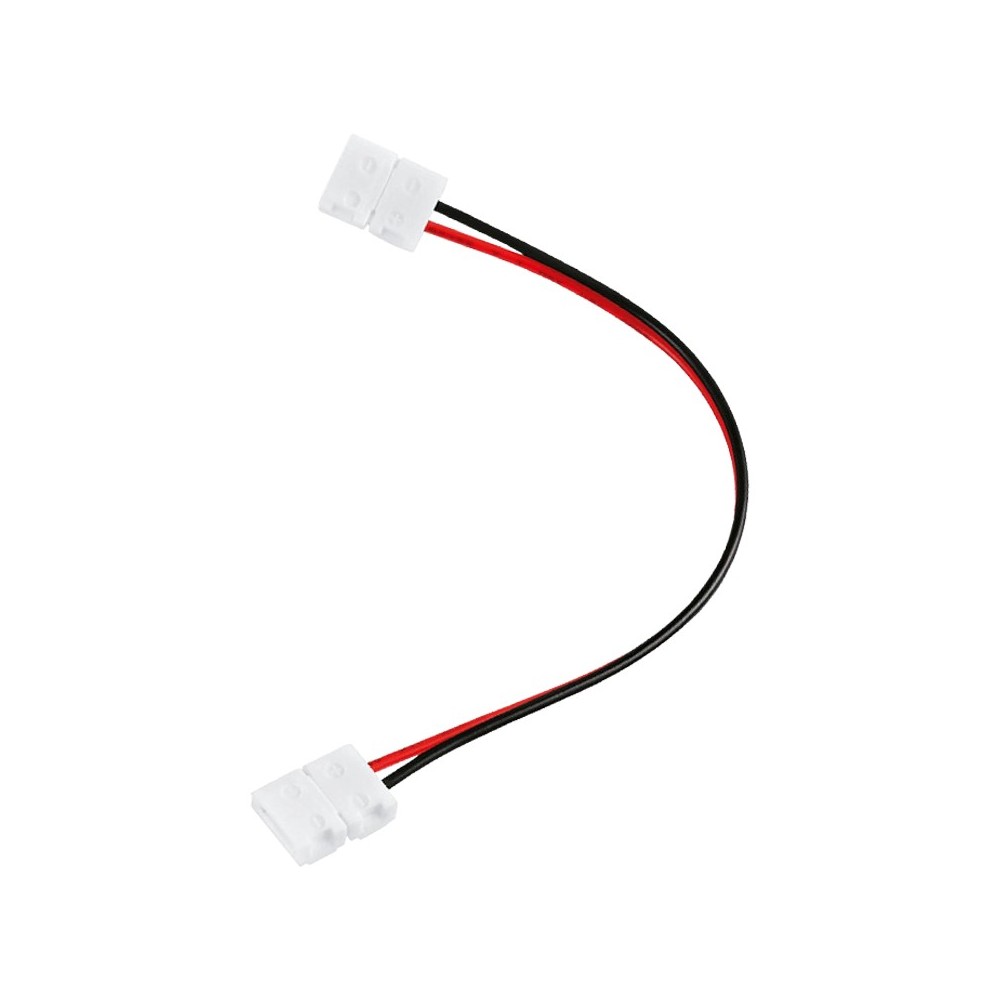 UNIÃO COM FIO DUPLO 8mm FITA LED