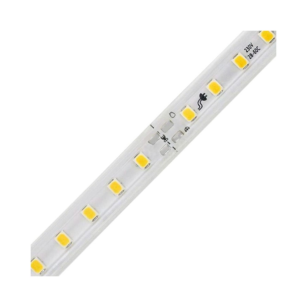 FITA LED 2835 120 LEDS 12W 220V IP65 20-20CM 3000K