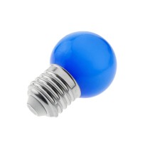 LÂMPADA G45 E27 1W AZUL